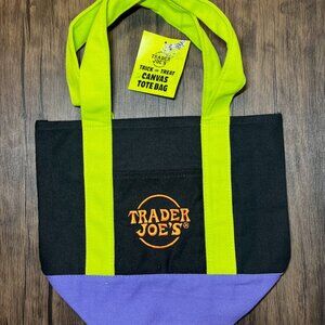 Trader Joe's Halloween Mini Canvas Tote - Multicolor